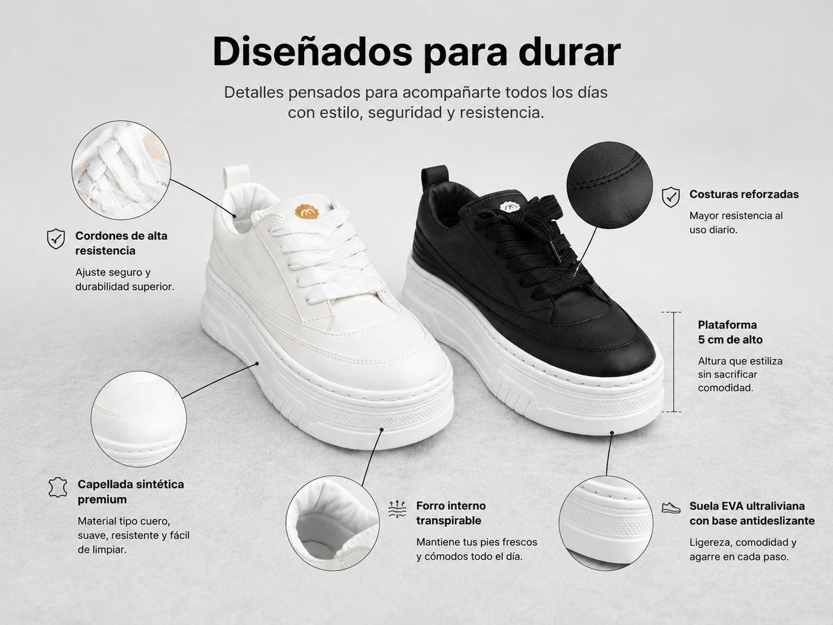 TENIS PLATAFORMA VANTA
