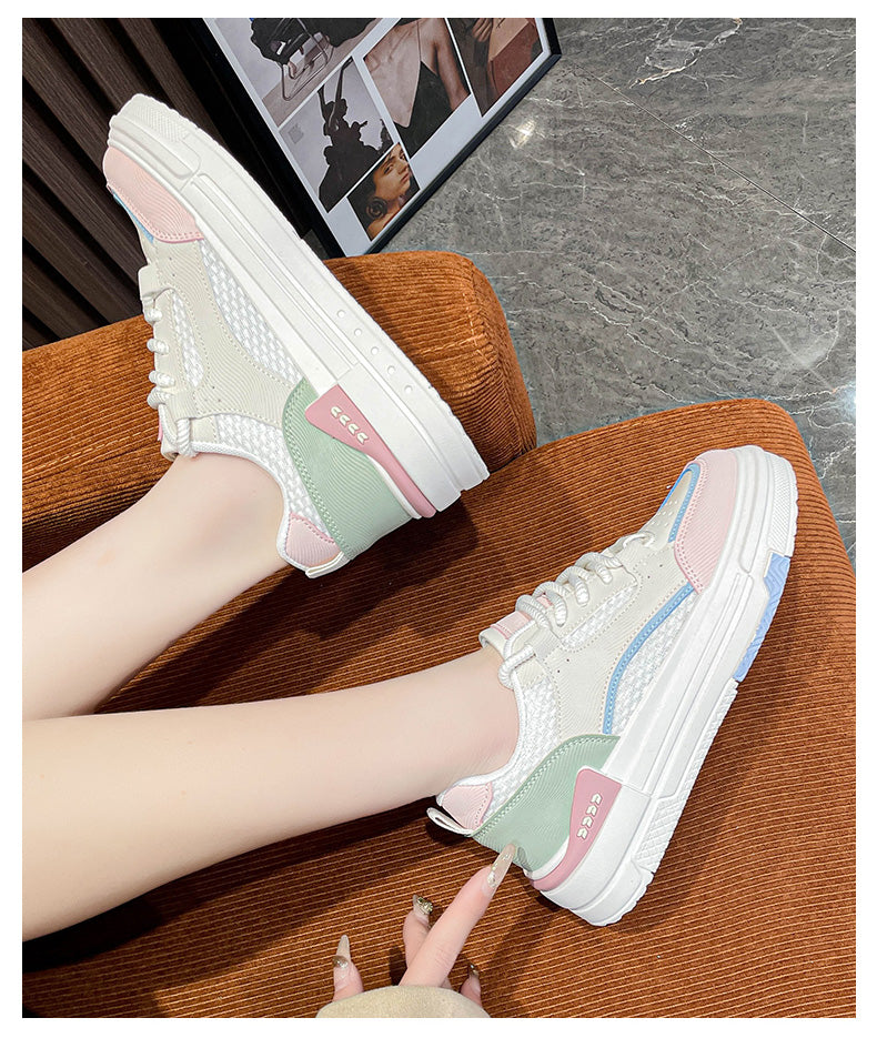 Tenis Soft Plataforma | Cordonería Gruesa | Violeta – Rosa